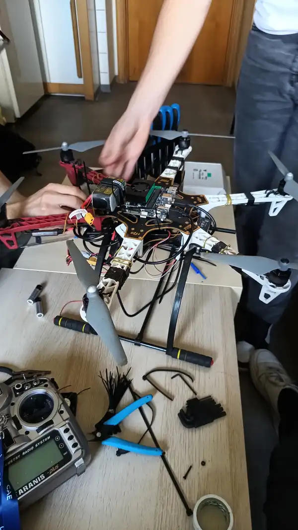I was working on an autonomous drone in 'Avader' Student Club.