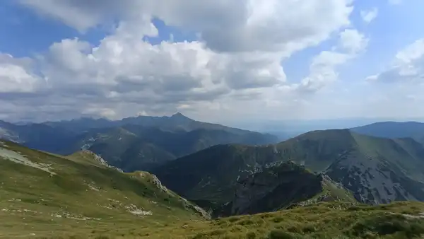 View on Eastern Tatra Mountains