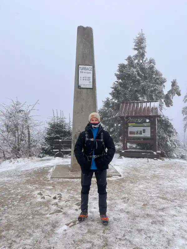 'Turbacz' during winter.