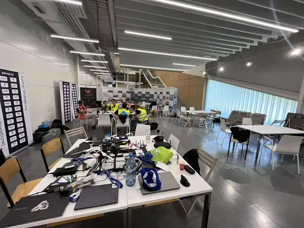 Our place during 'Droniada' competition in Gliwice.